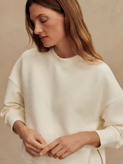 Addelyn Ivory Sweat Shirt Top