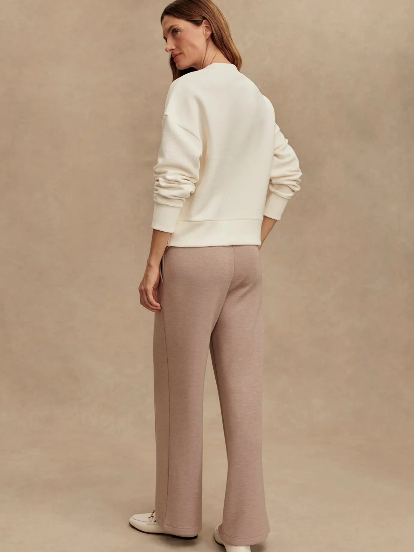 Addelyn Ivory Sweat Shirt Top