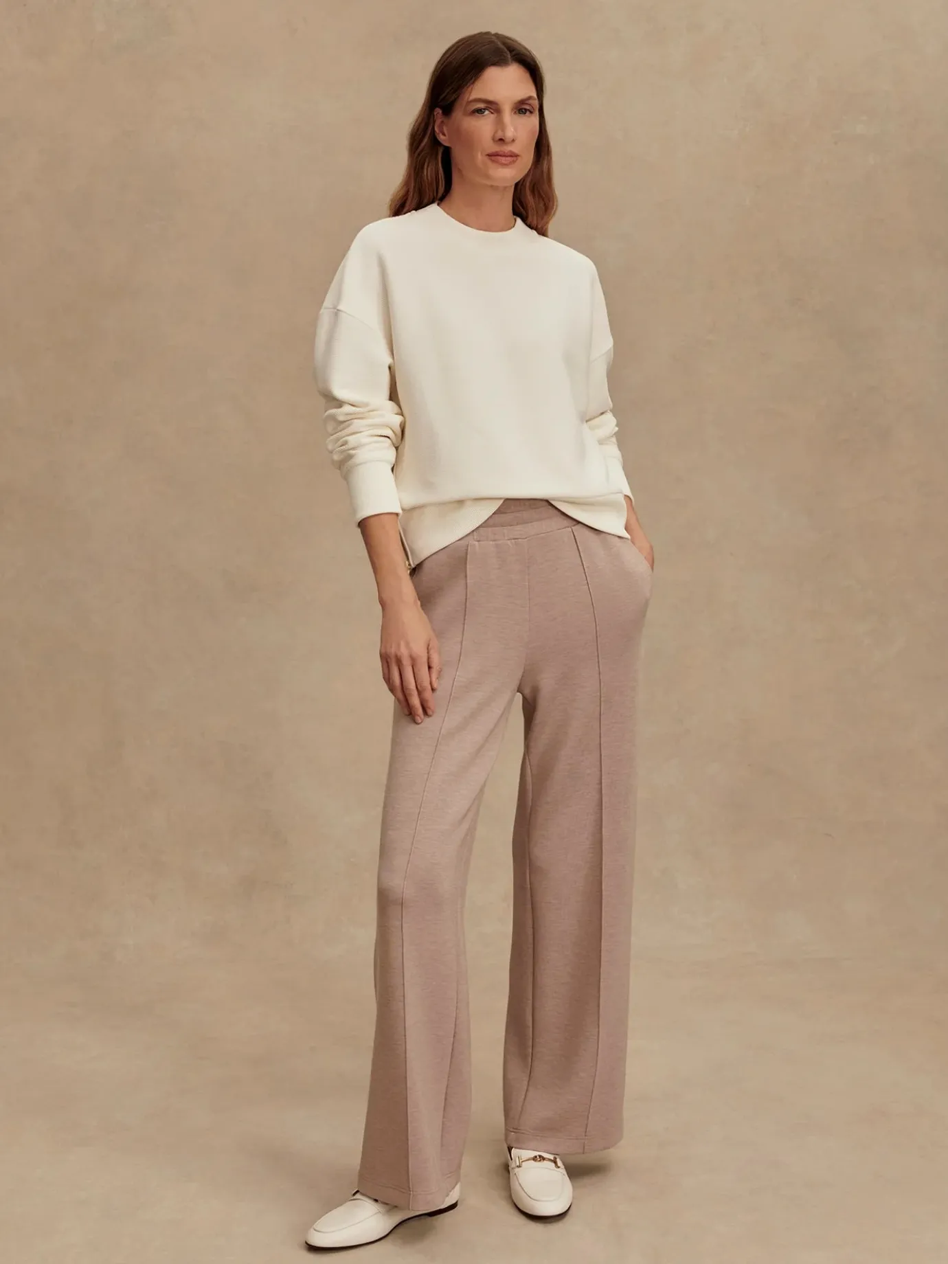 Addelyn Ivory Sweat Shirt Top