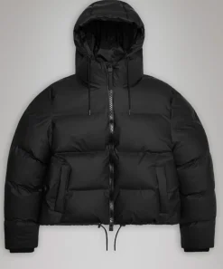 Alta Short Puffer Jacket in Black