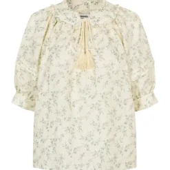 Alvi Creme Print Blouse