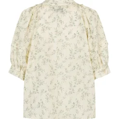 Alvi Creme Print Blouse