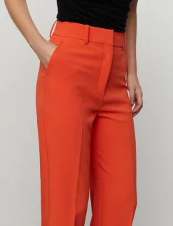 Ann Mandarin Red Trousers