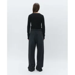 Annabelle Black Merino Top