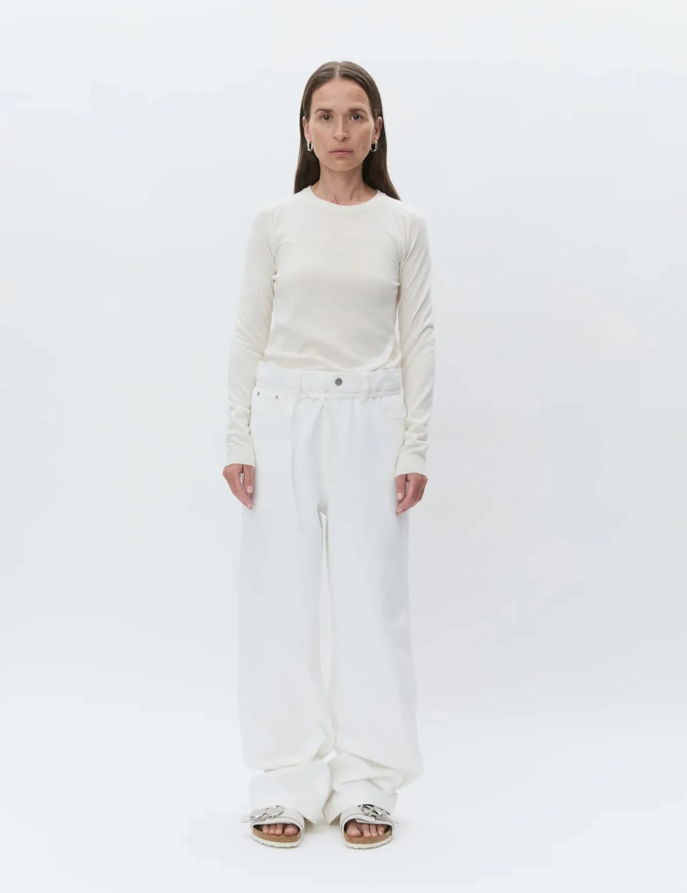 Annabelle Ivory Merino Top