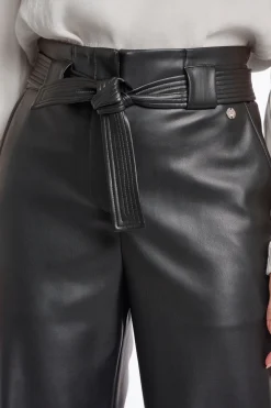 Annemie Faux Leather Trousers