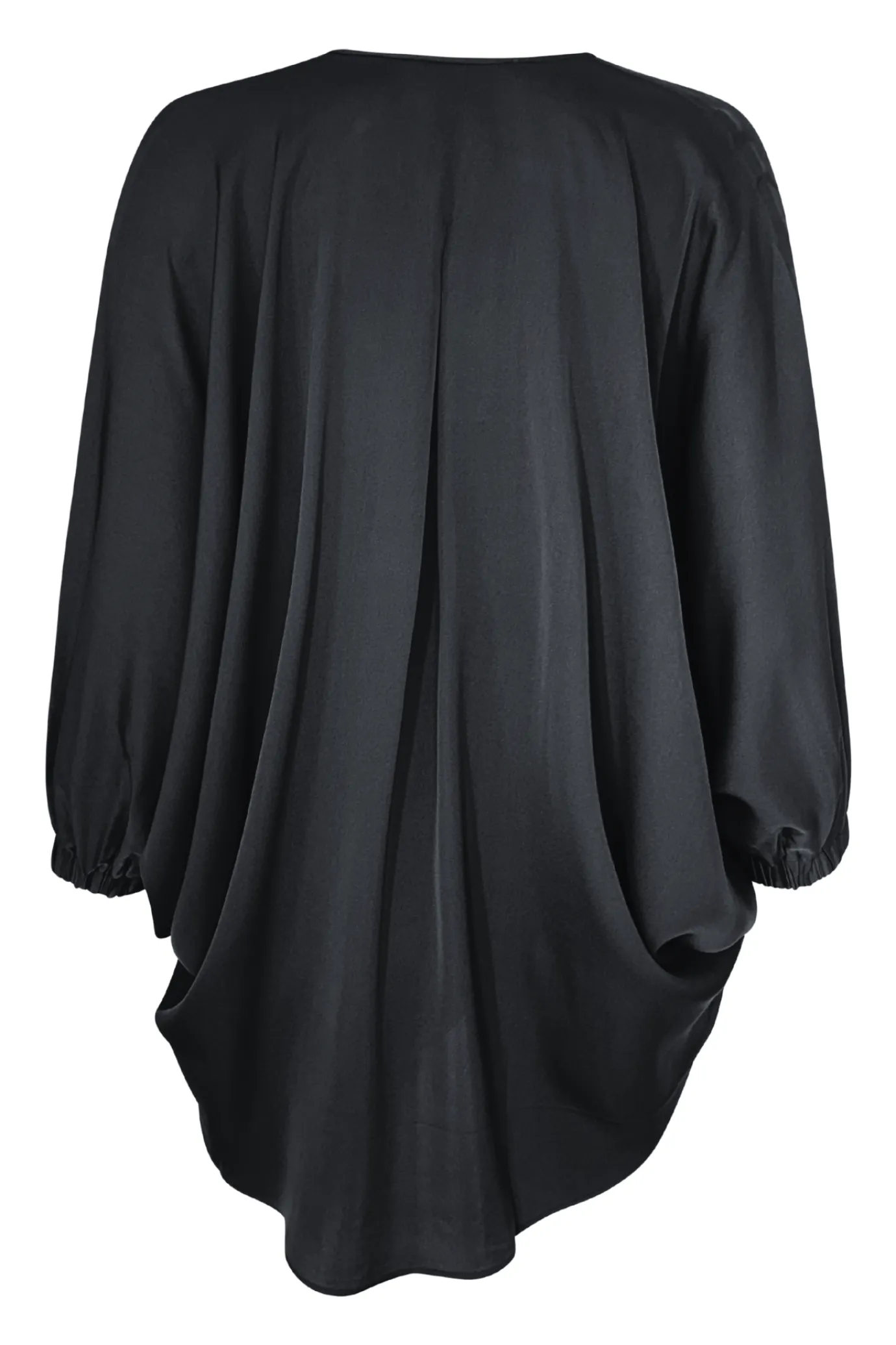 Austin black silk top