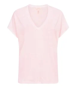 Axelines V Neck Pink TShirt