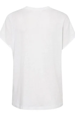 Axelines V Neck T-Shirt - White
