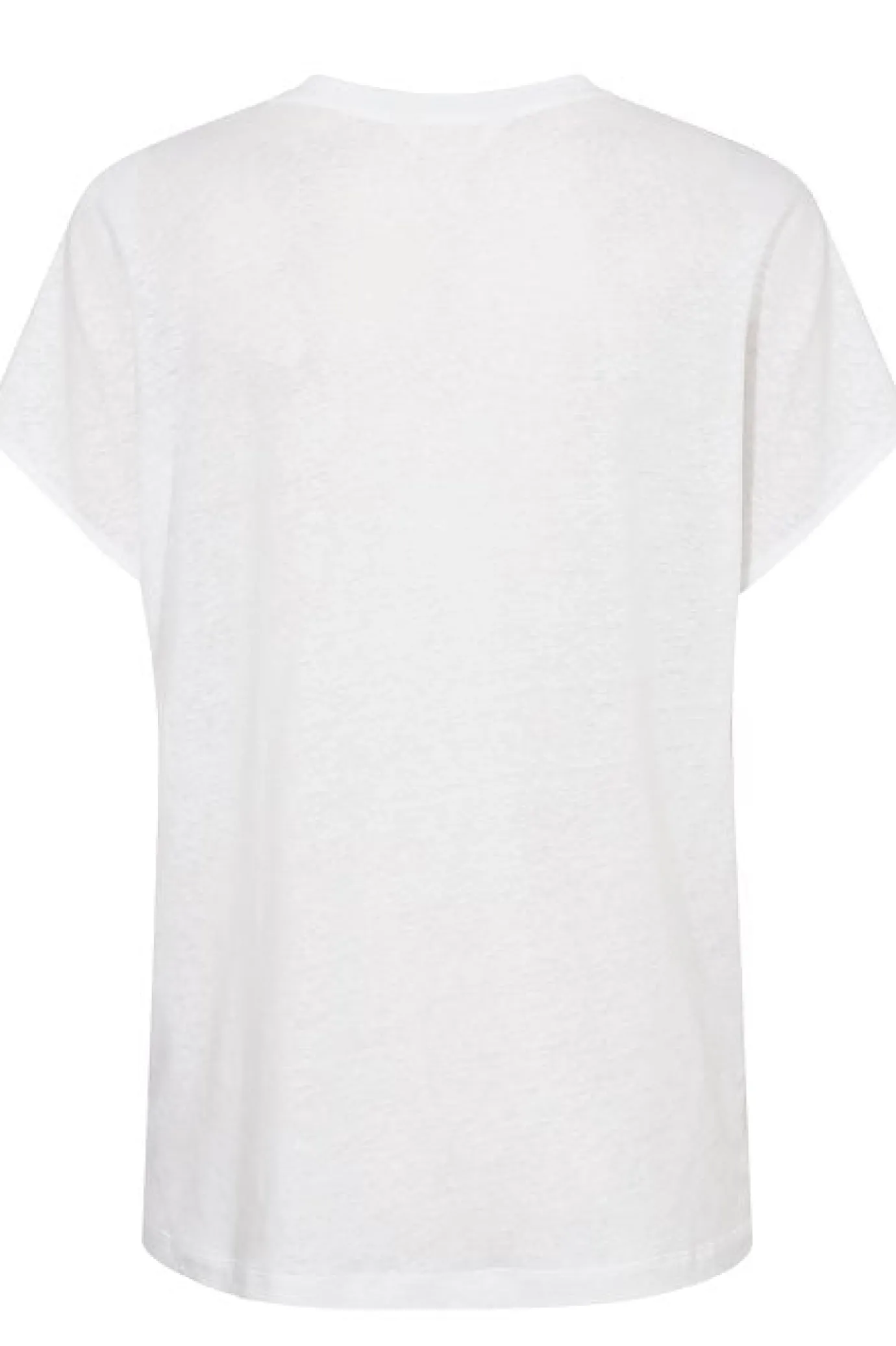 Axelines V Neck T-Shirt - White