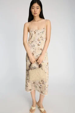Barika Print Nature Slip Dress