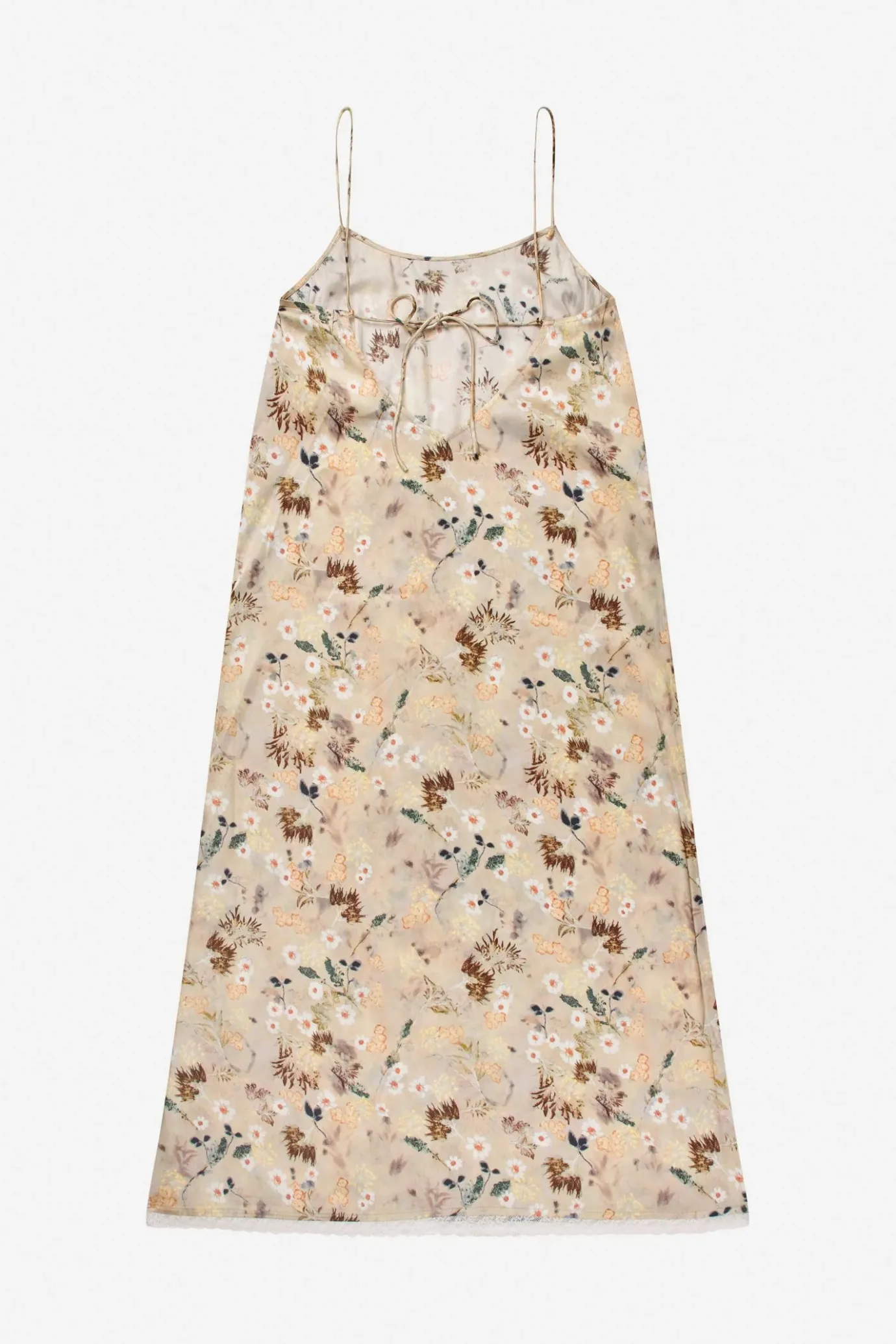 Barika Print Nature Slip Dress