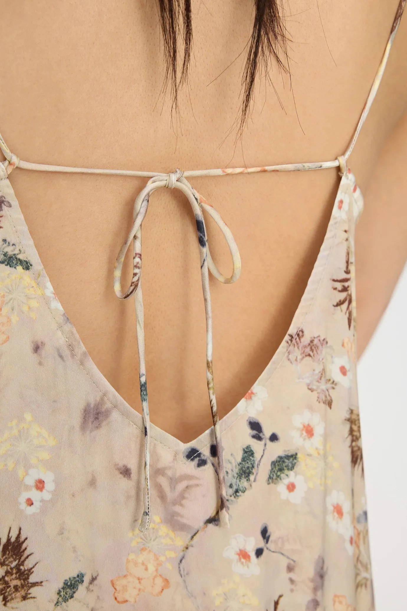 Barika Print Nature Slip Dress