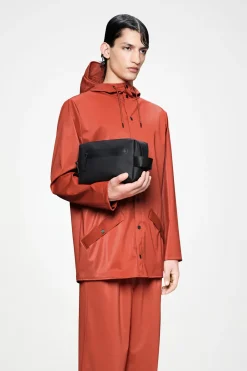 Beige Two zip Washbag