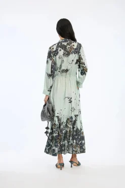Bernadette Mint Print Dress