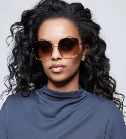 Billie Rose Gold Sunglasses