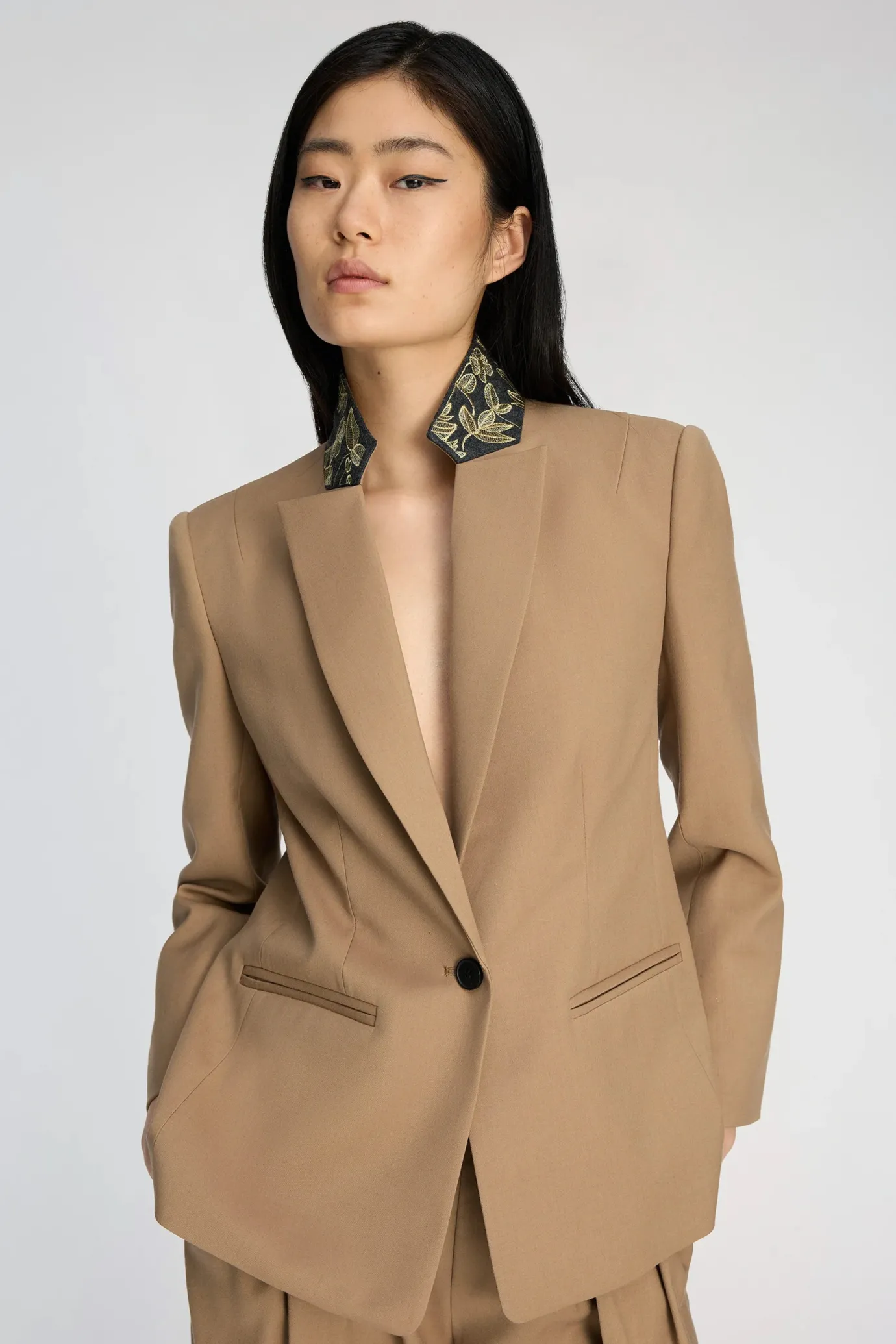 Bineeta Camel Blazer