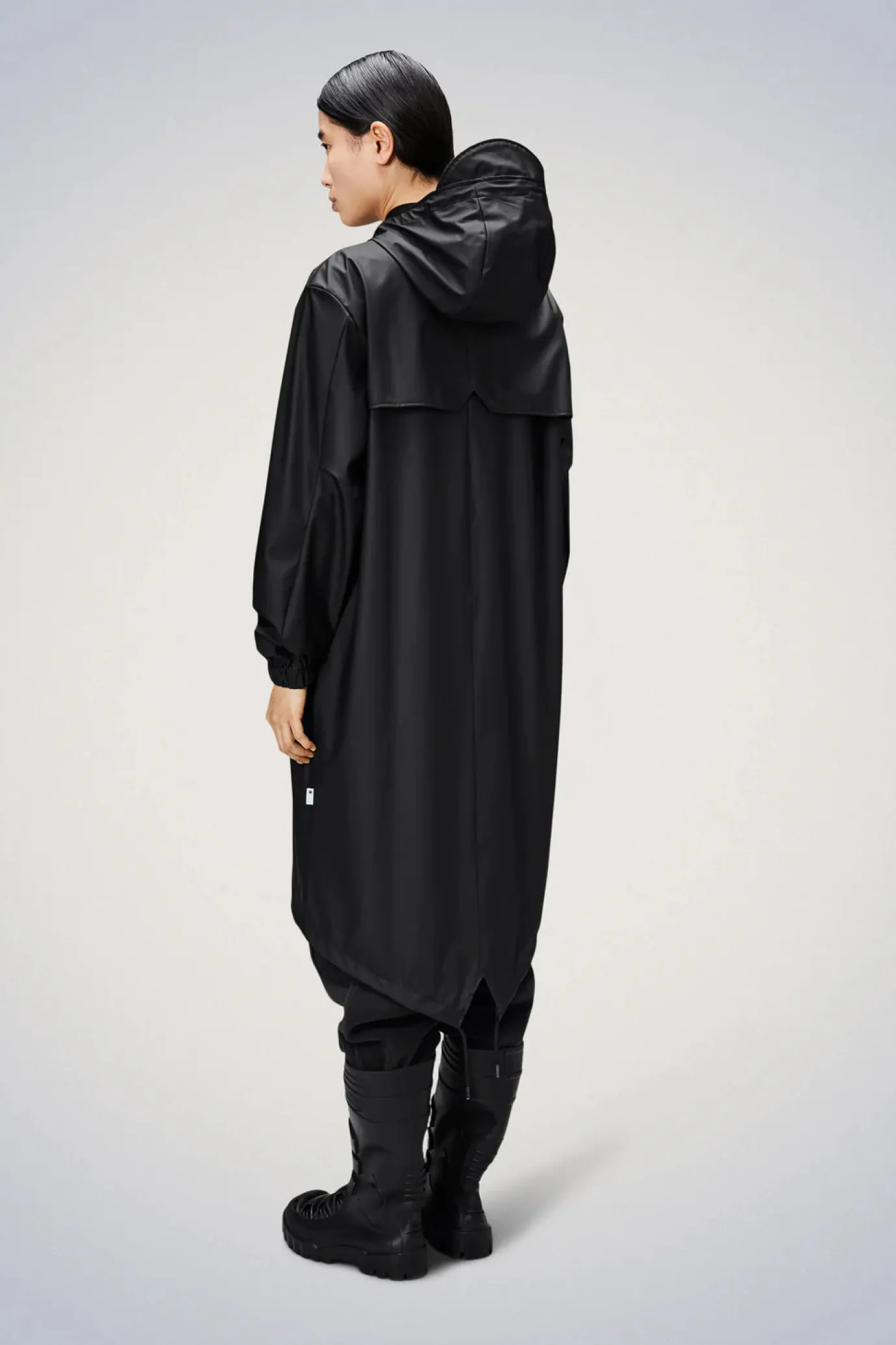 Black Fishtail Parka