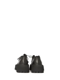 Black Fringe Chunky Loafer