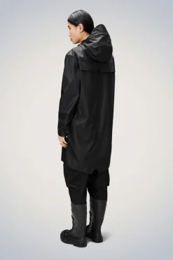 Black Long Raincoat