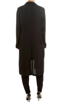 Black 'Notch Collar' Jacket