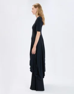 Black On Top Short Sleeved Dress