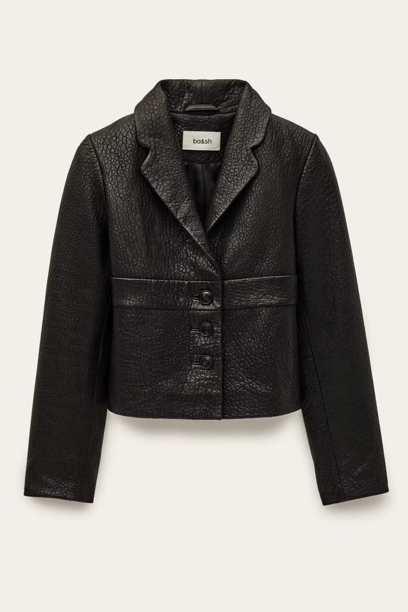 Borfeo Black Leather Jacket