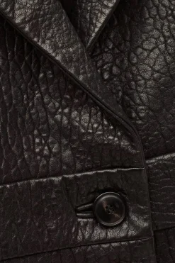 Borfeo Black Leather Jacket