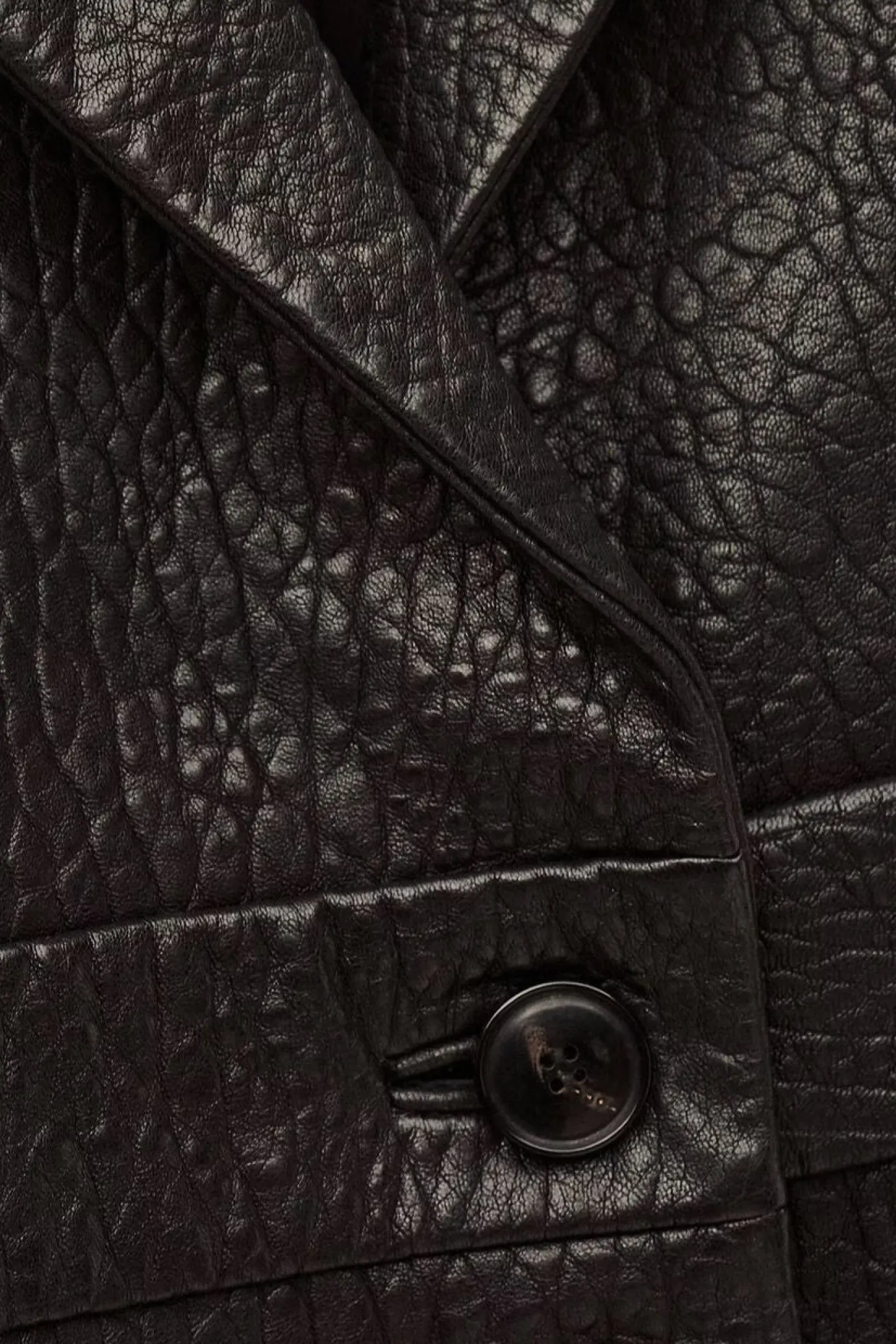 Borfeo Black Leather Jacket