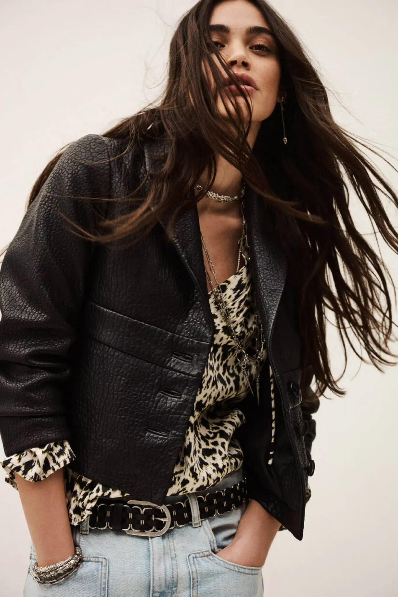 Borfeo Black Leather Jacket