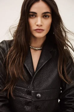 Borfeo Black Leather Jacket