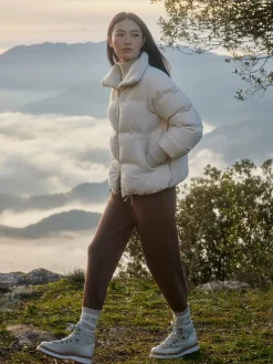 Brackley Cord Birch Puffer Jacket