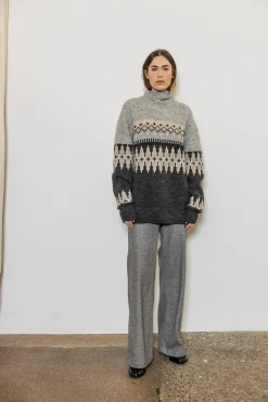 Cambria Grey Knit Jumper