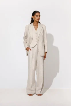 Carlotta Vanilla Linen Pants