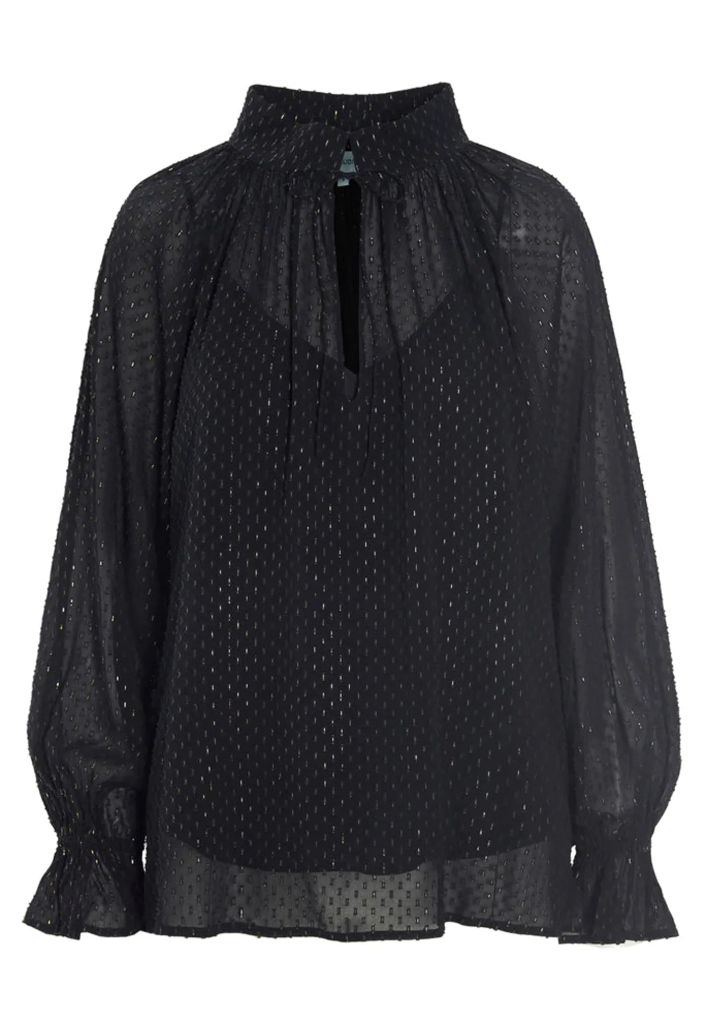 Cassisa Blouse In Lurex Black