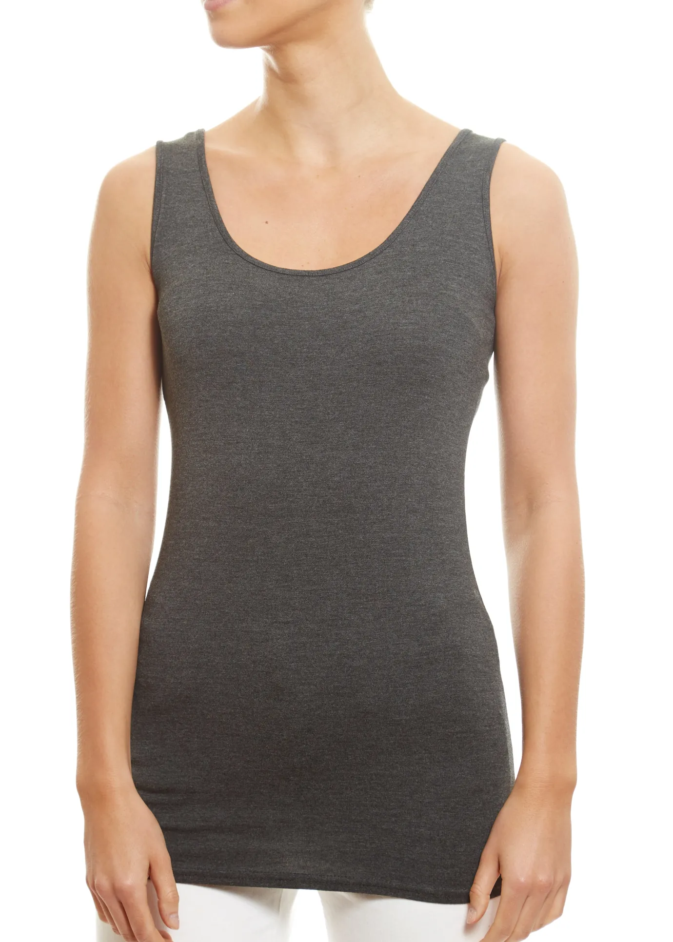 Dark Grey Marl 'Tulip' Vest