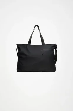 Dash Black Messenger Tote Bag