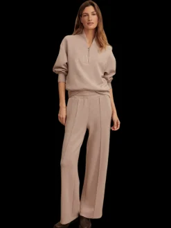 Davidson Taupe Marl Zip Top Sweat