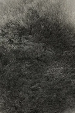 Deep Classic Dark Grey Luxury Sheepskin Slipper Slides