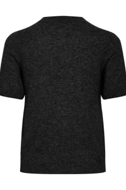 Everlotta Black Short Sleeve Cashmere Sweater