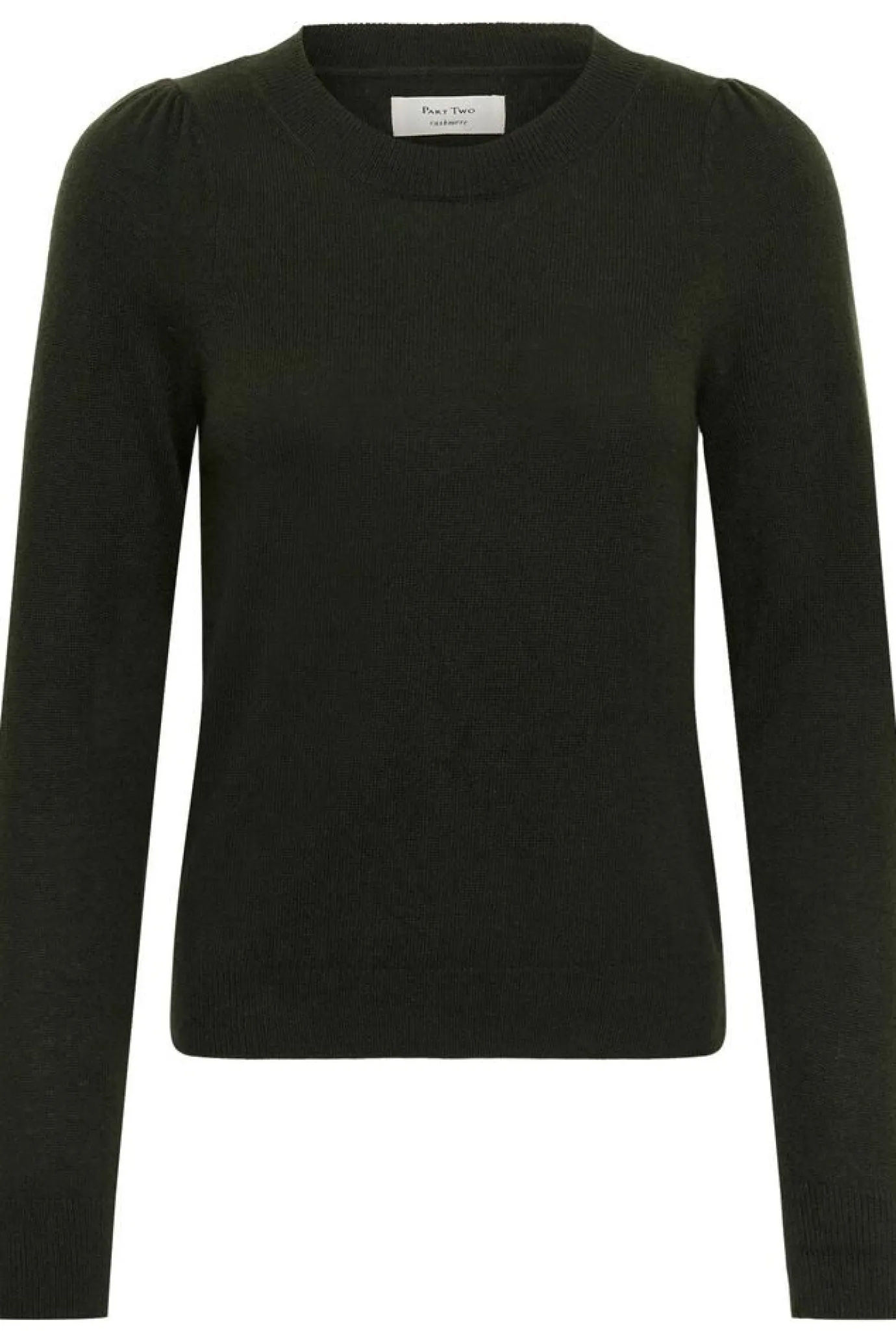 Evina Puff Shoulder Cashmere Sweater