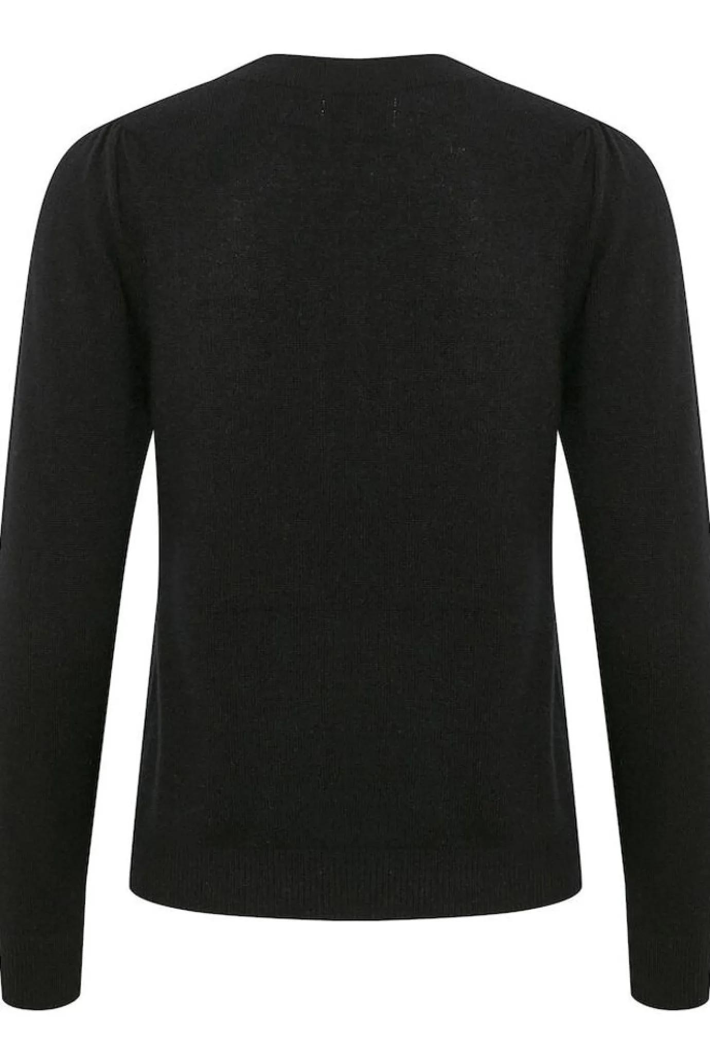 Evina Puff Shoulder Cashmere Sweater