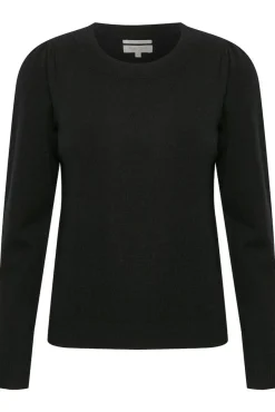 Evina Puff Shoulder Cashmere Sweater