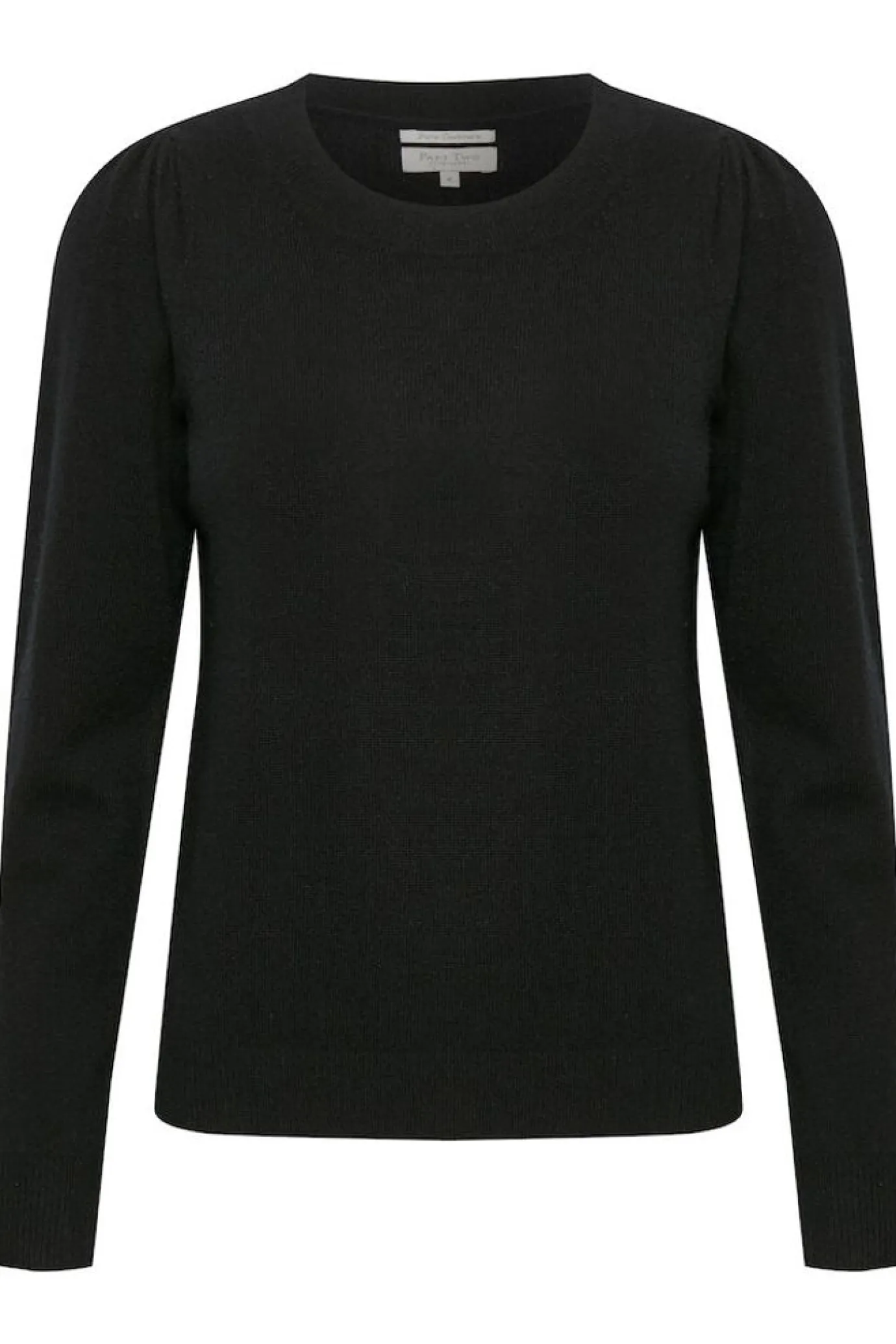 Evina Puff Shoulder Cashmere Sweater