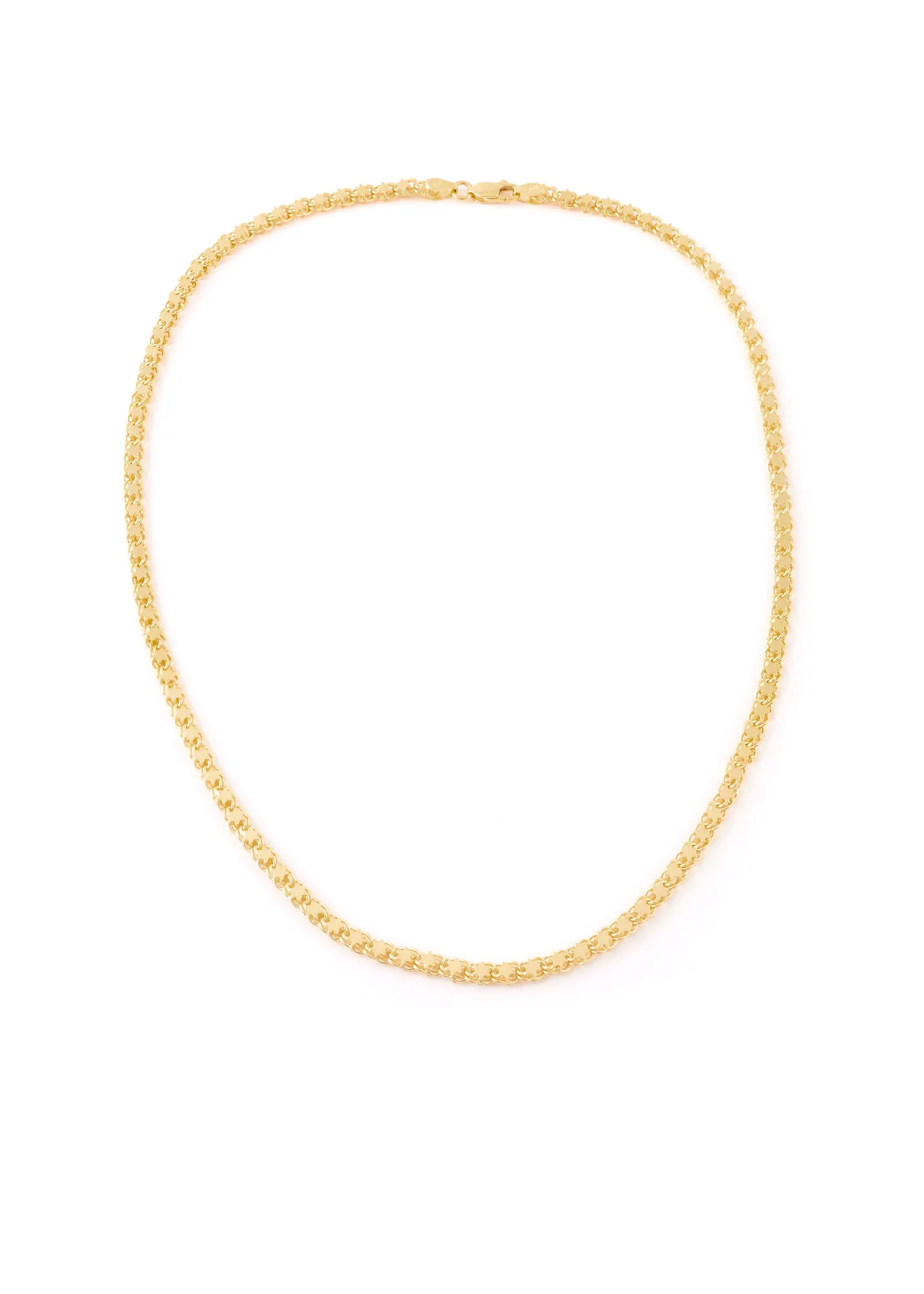 Gold Chunky Star Chain Necklace
