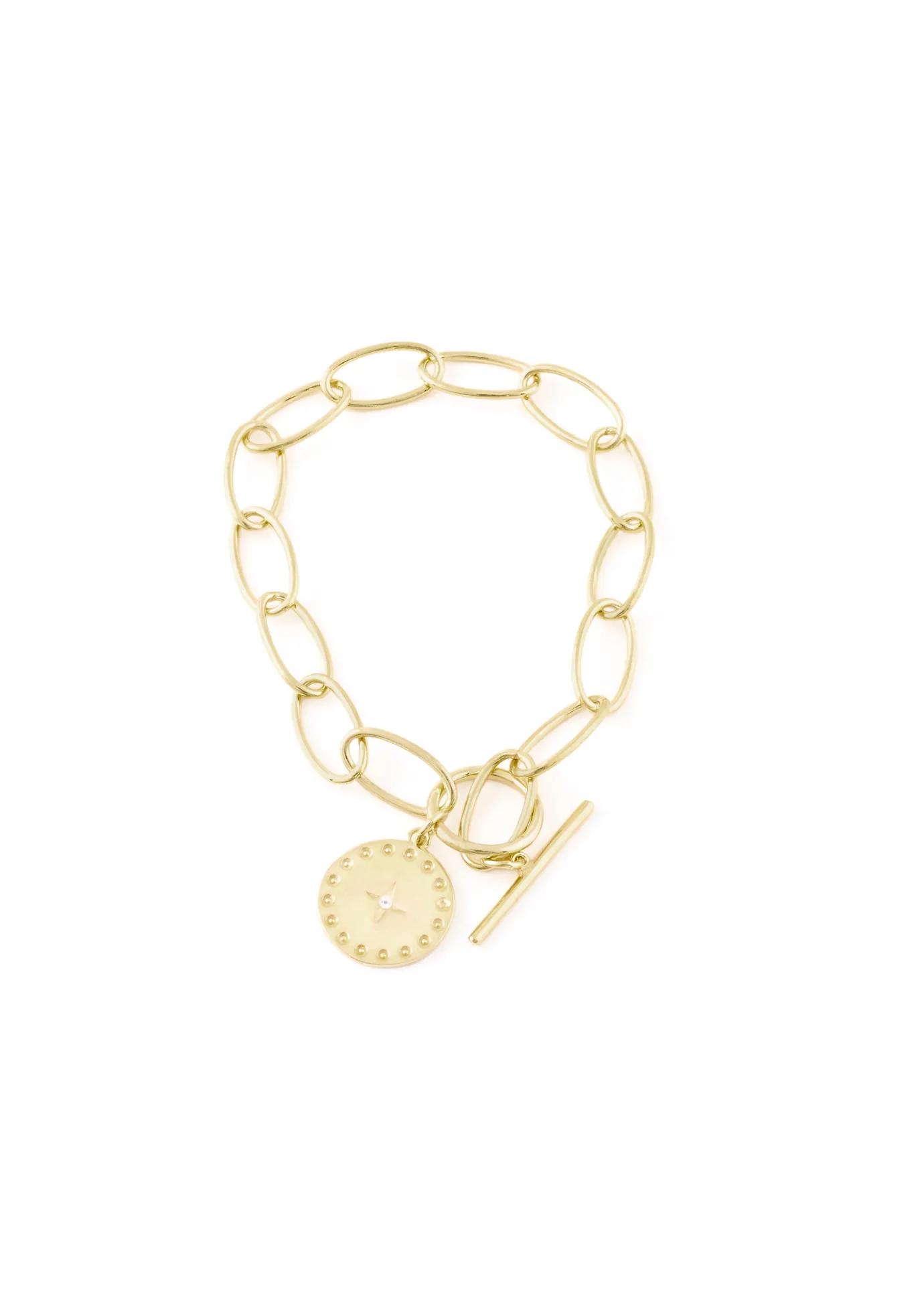 Gold Star Chain Bracelet