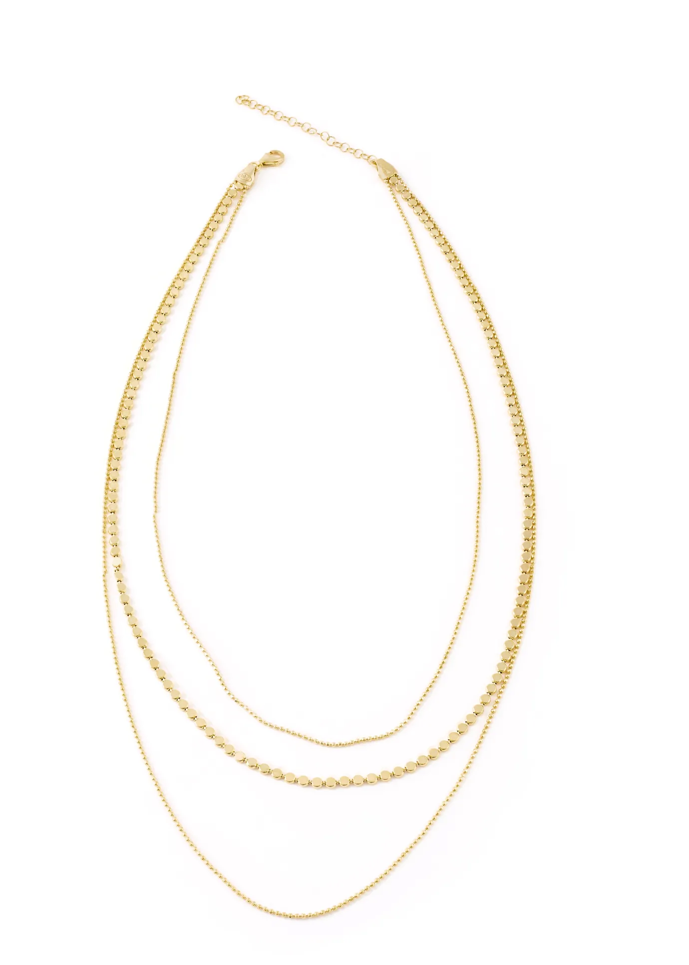 Gold Triple Necklace