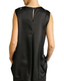 High Radiate 'Sleeveless Crochet Lace Top'