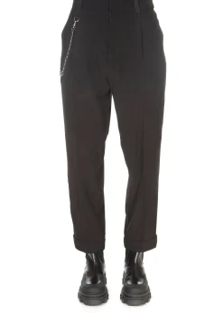 High Understated Trousers Black