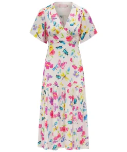Imelda Cream Bug Dress